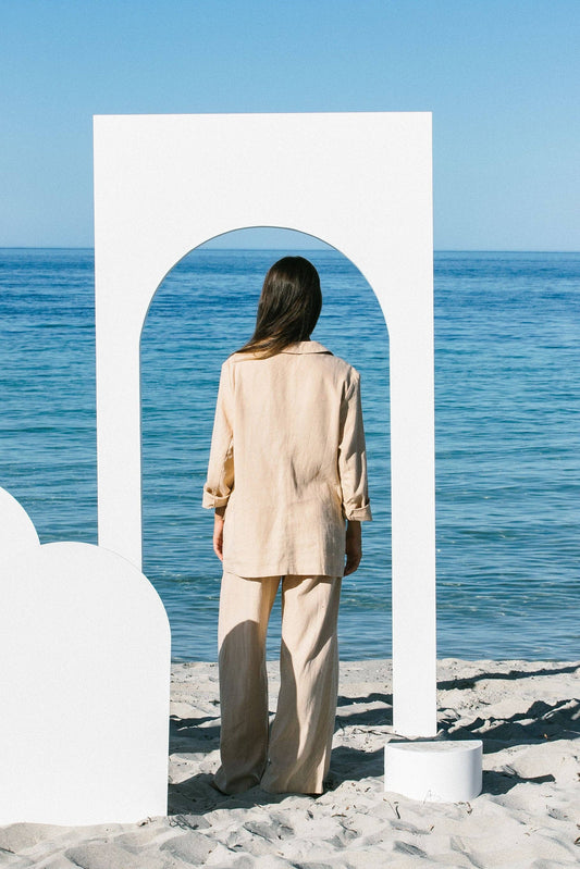 Oversized Blazer | Sand