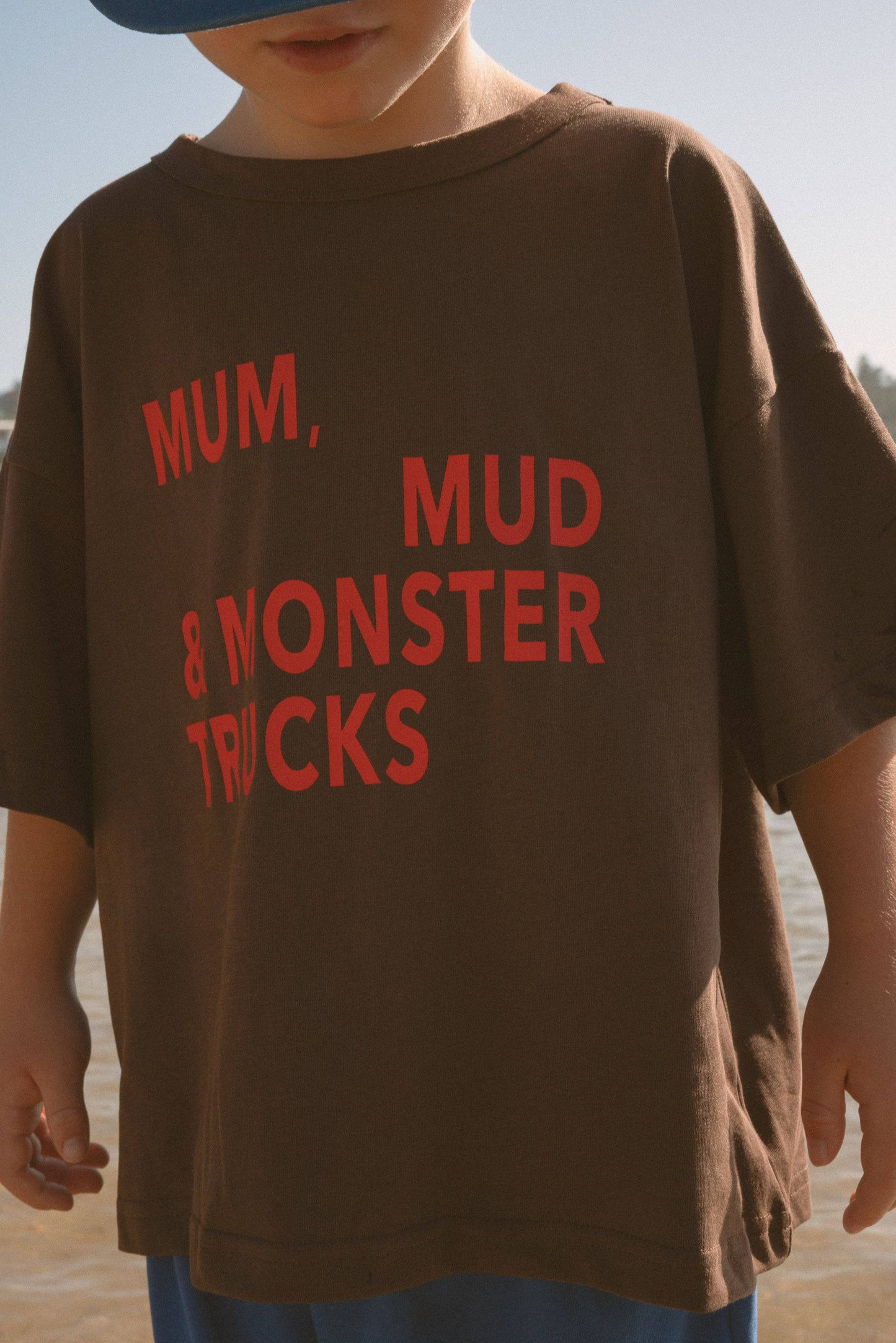 **COMING SOON** MMM TEE in BROWN/RED