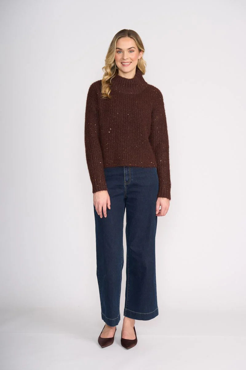 Glow Getter Sweater | Coffee