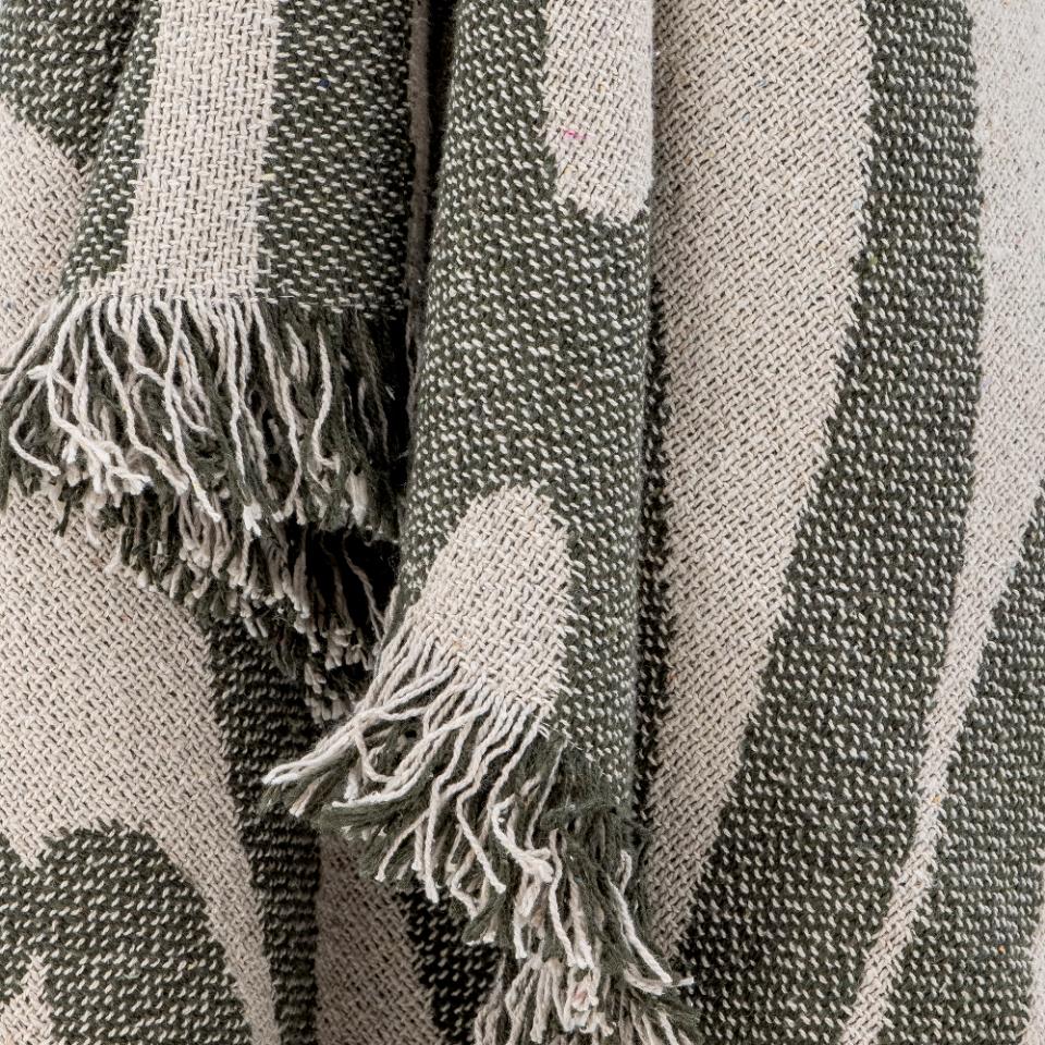 Bloomingville Alk Throw | Green