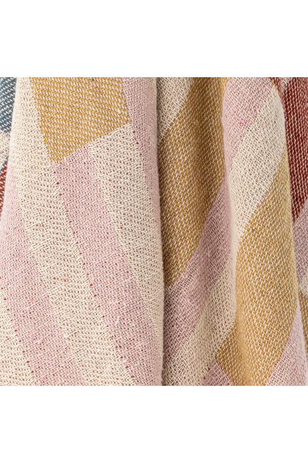 Lane Recycled Cotton Throw | Brown