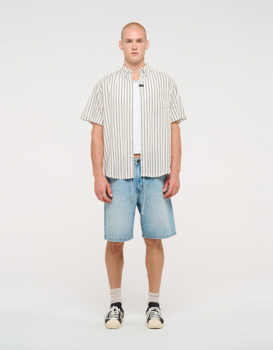 **COMING SOON** Mickey Stripe Shirt | Off White