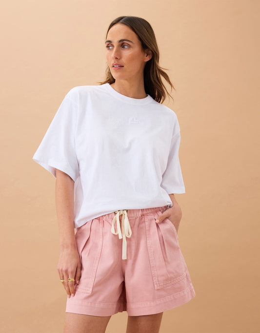 Darcy Relaxed Everyday Short | Washed Pink