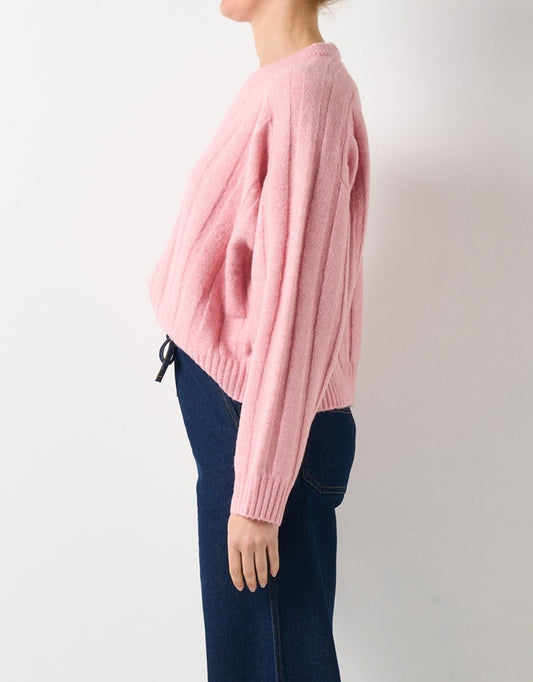 Seville Rib Jumper | Pink