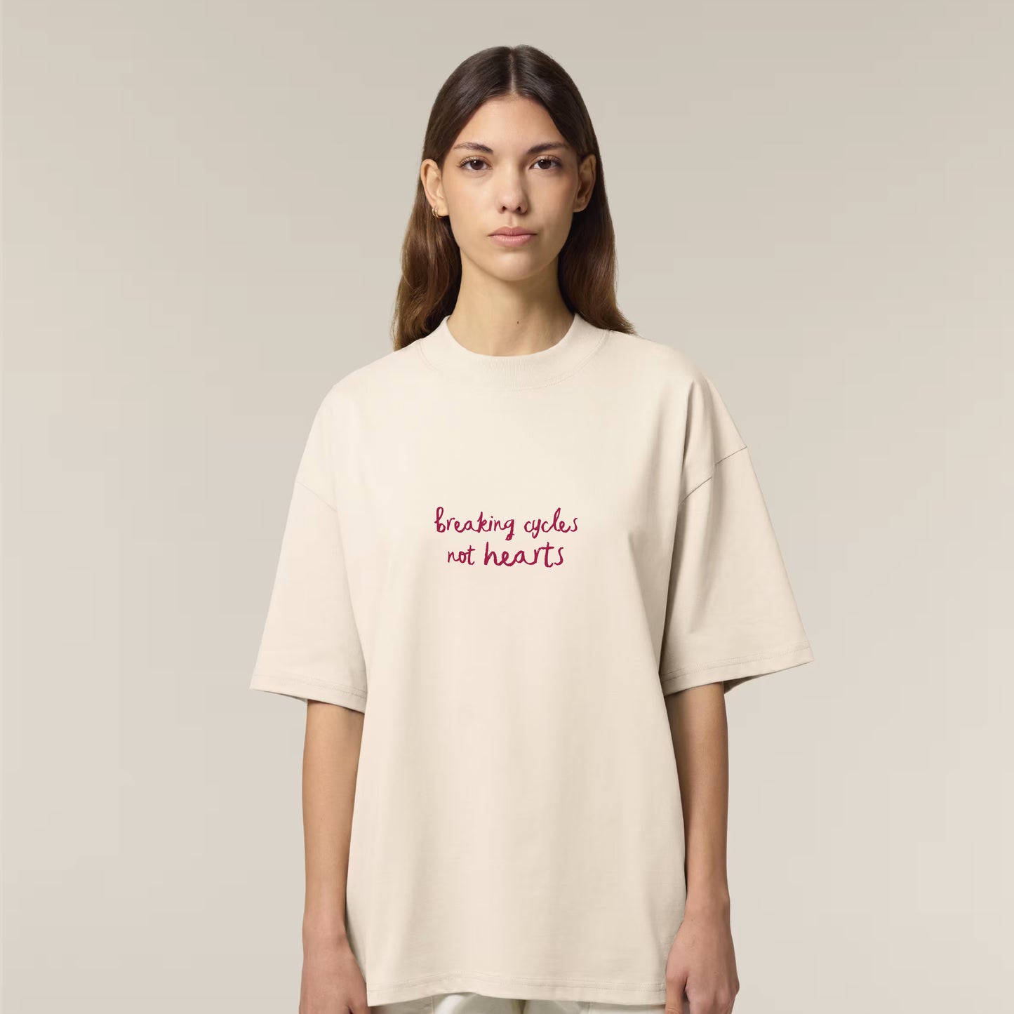 PRE-ORDER Breaking Cycles Tee | Natural/Cream