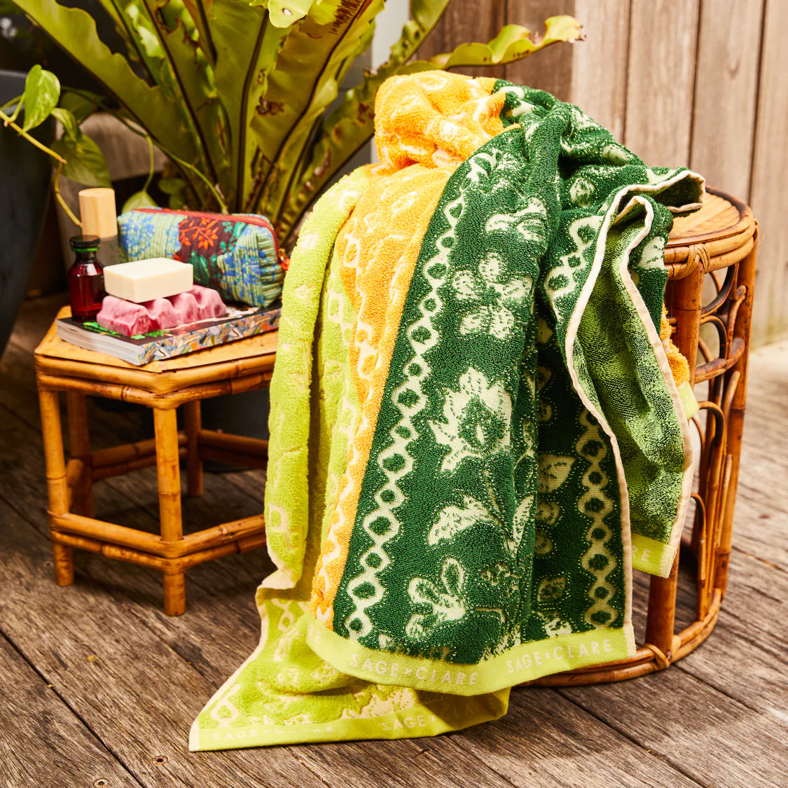 Thea Bath Sheet | Anise