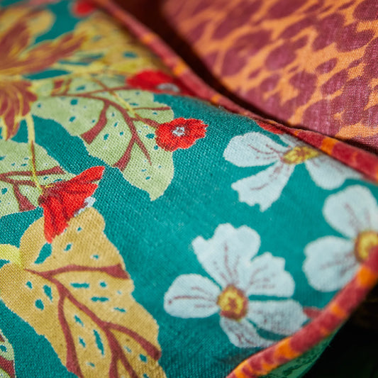 Claire Reversible Cushion | Jade