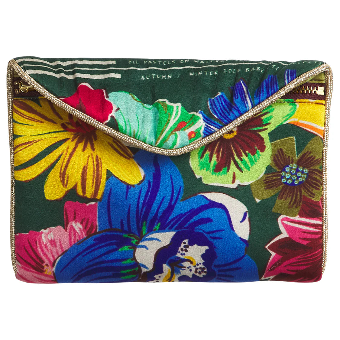 Ines Silk Pouch | Verdant