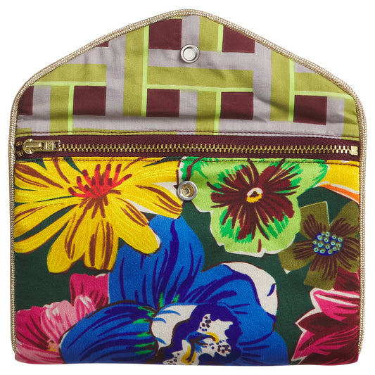 Ines Silk Pouch | Verdant