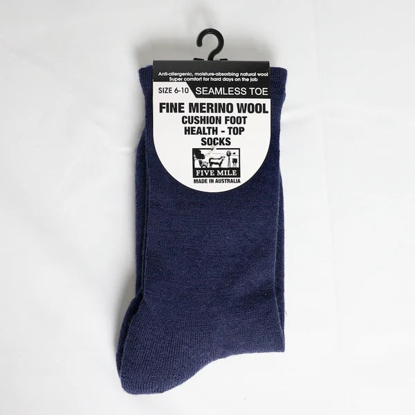 Five Mile Merino Health Sock | Australian Made