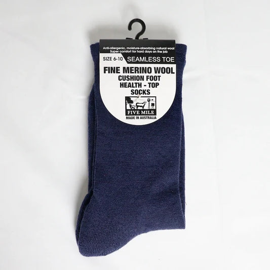 Five Mile Merino Health Sock | Australian Made