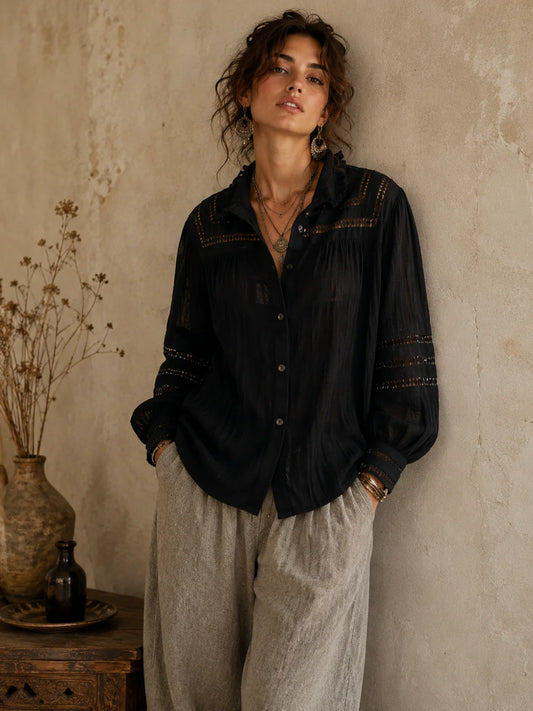 Nellie Shirt | Black