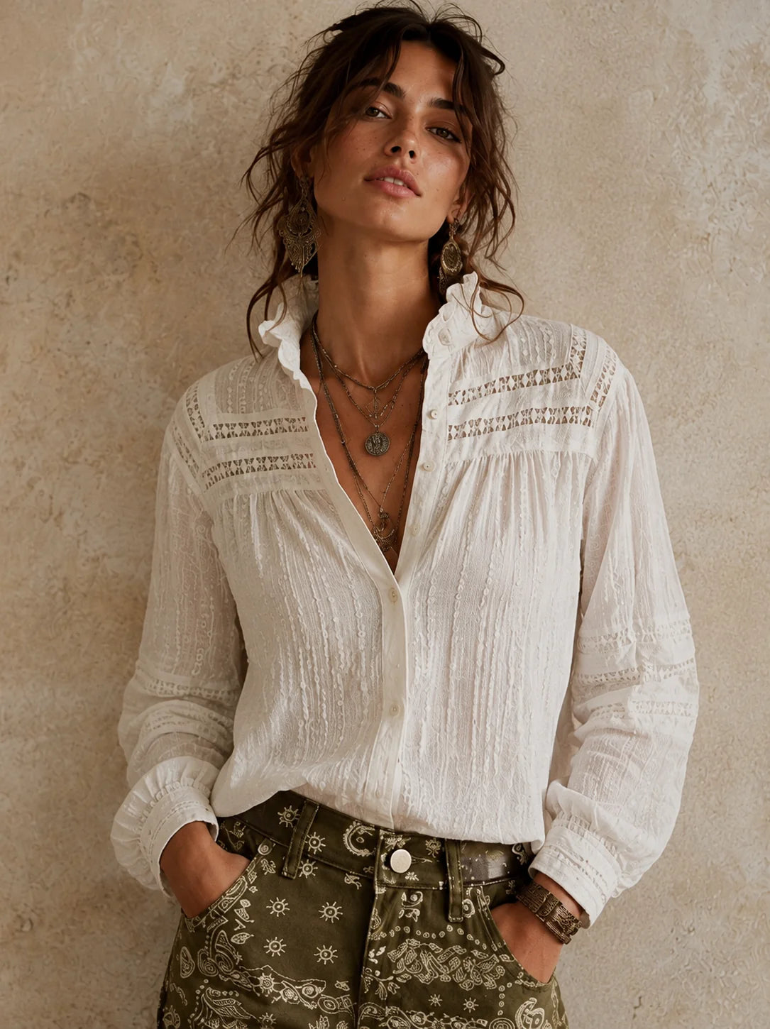 Nellie Shirt | White