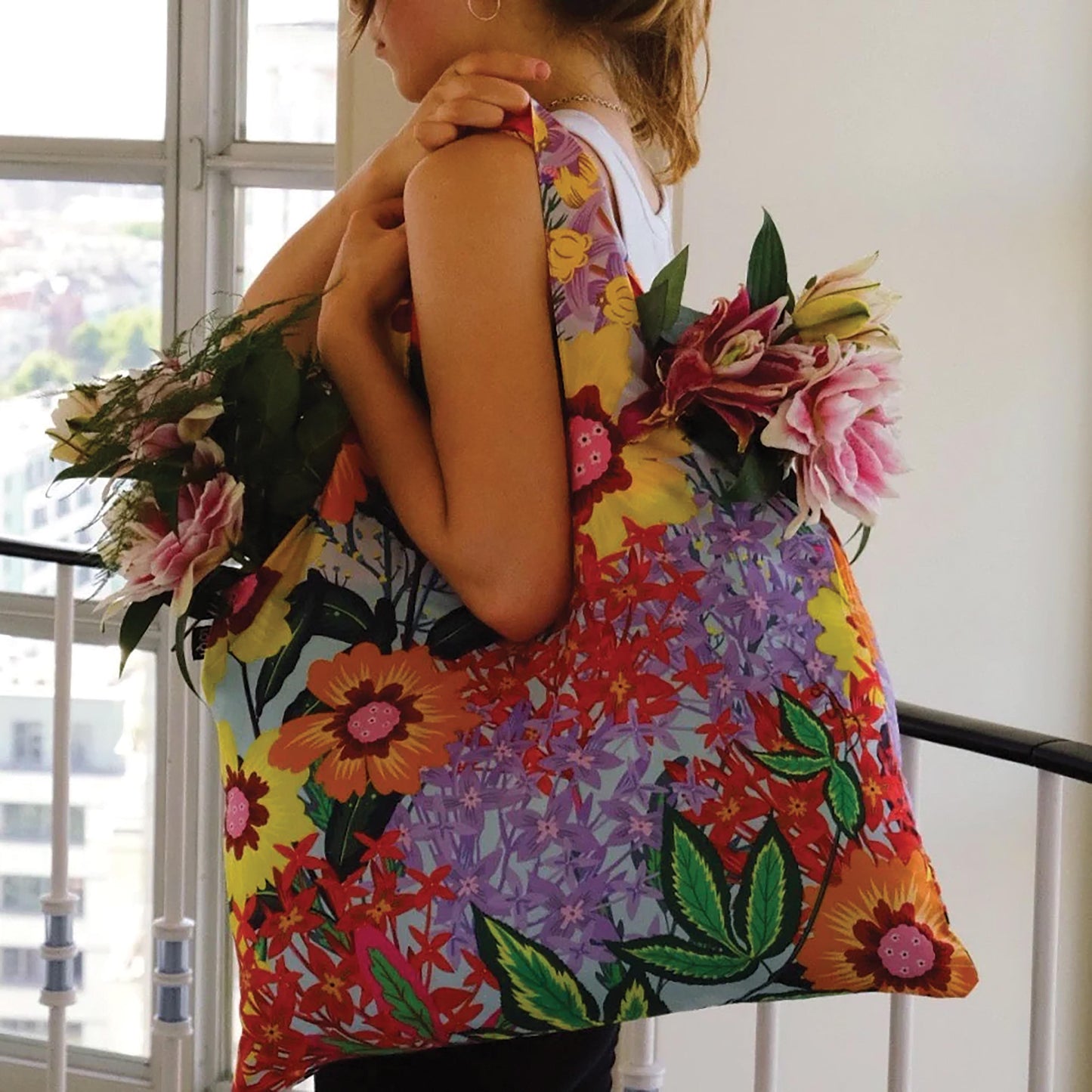 Pomme Chan - Thai Floral Shopping Bag