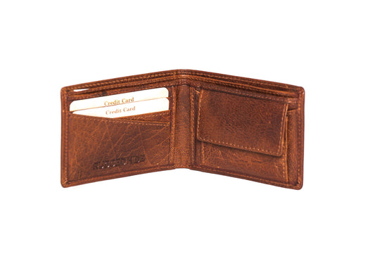 Pushkar Compact Mens Wallet | Brown