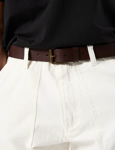 Simple Leather Belt | Brown