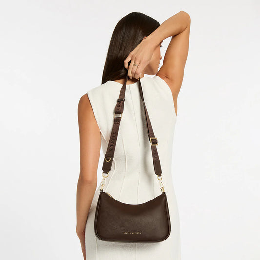 Look Both Ways Bag | Cocoa/Brushed Gold