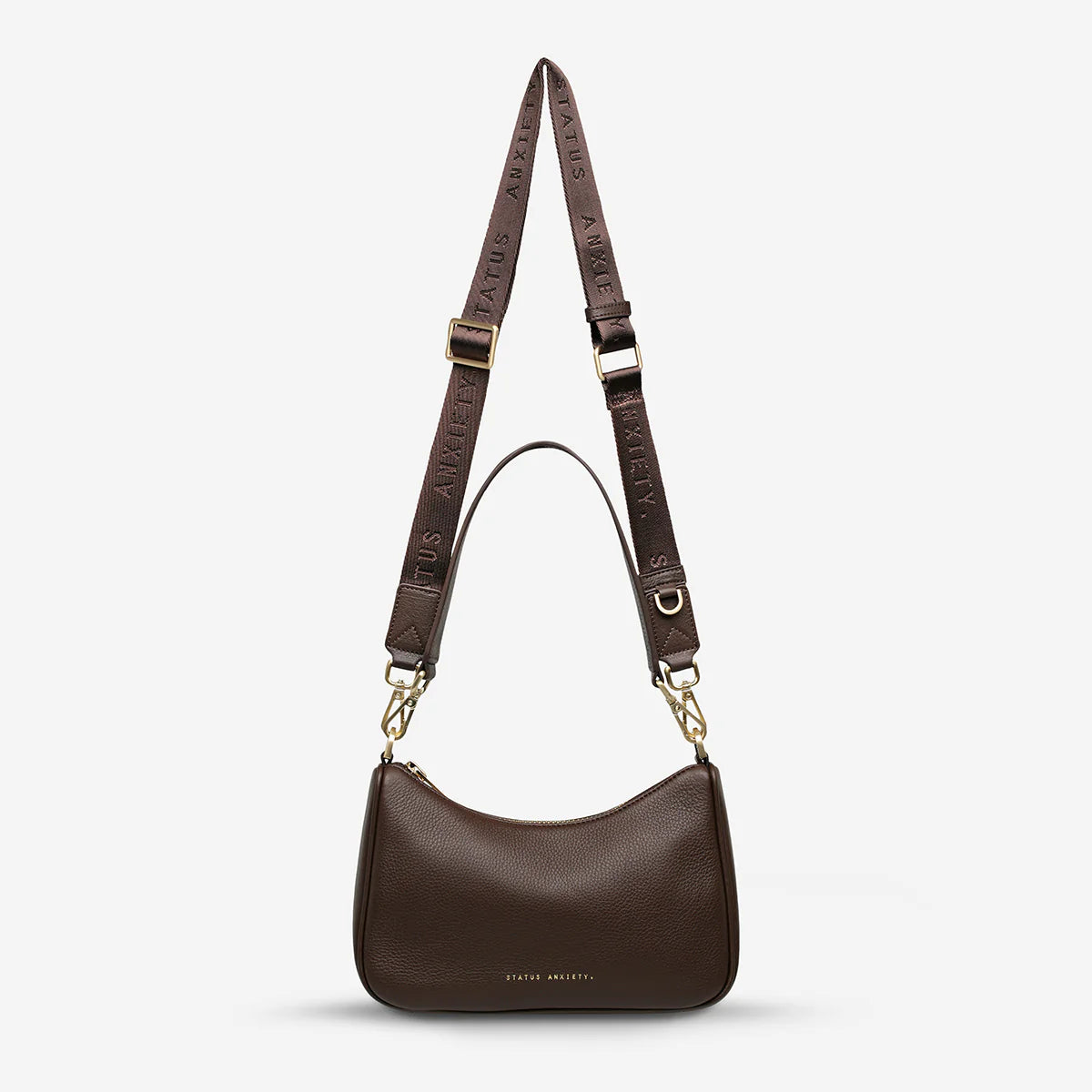 Look Both Ways Bag | Cocoa/Brushed Gold