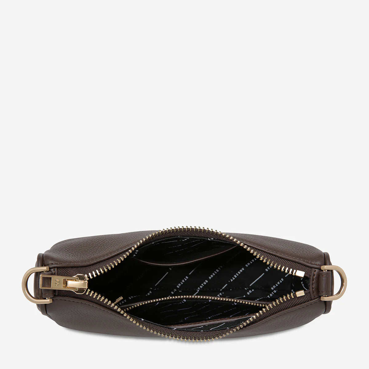 Look Both Ways Bag | Cocoa/Brushed Gold
