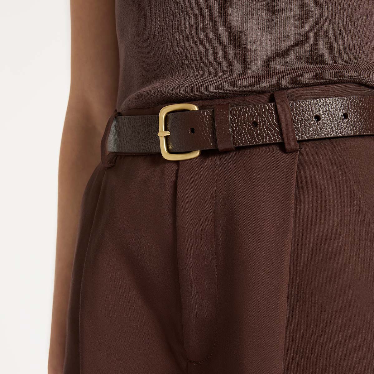 Ease Up Belt | Choc/Gold