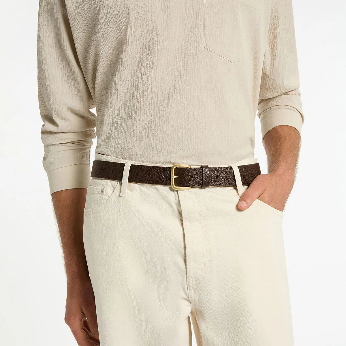 Ease Up Belt | Choc/Gold