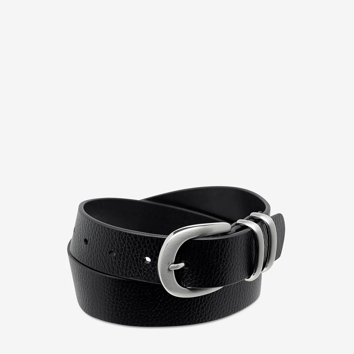 Let it Be Belt | Black/Silver