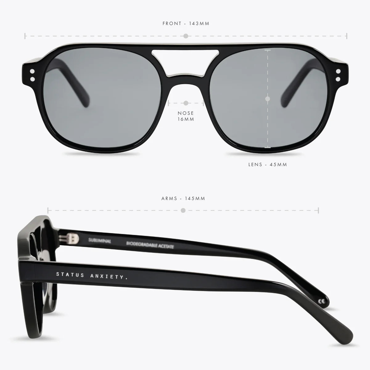 Subliminal Sunglasses | Black