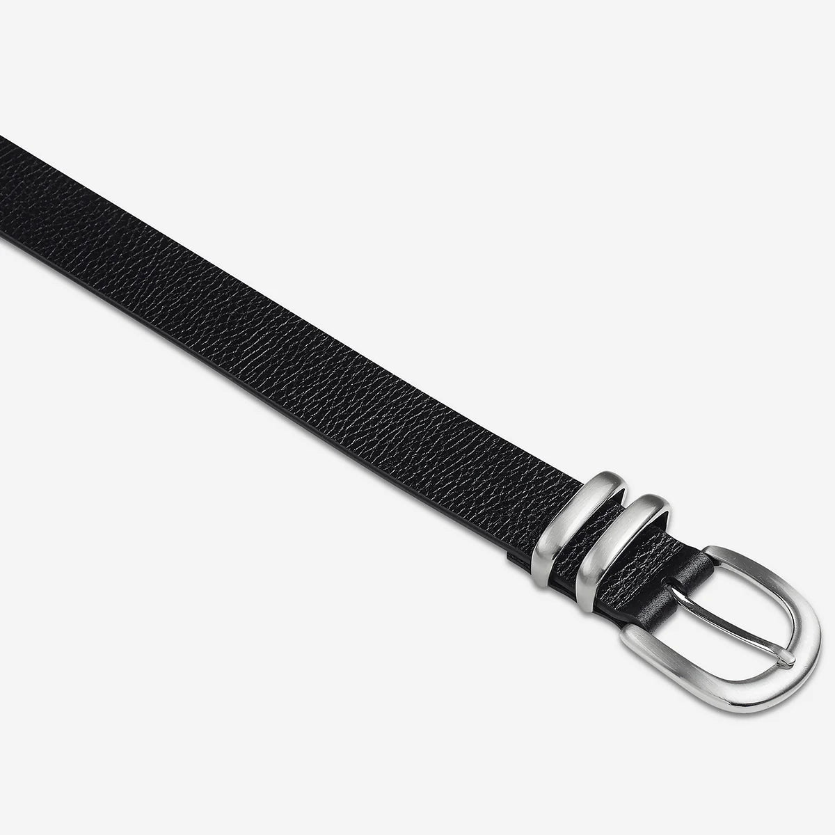 Let it Be Belt | Black/Silver