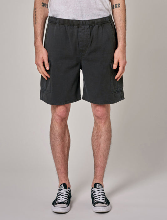 Tradie Cargo Short - Sulphur Black