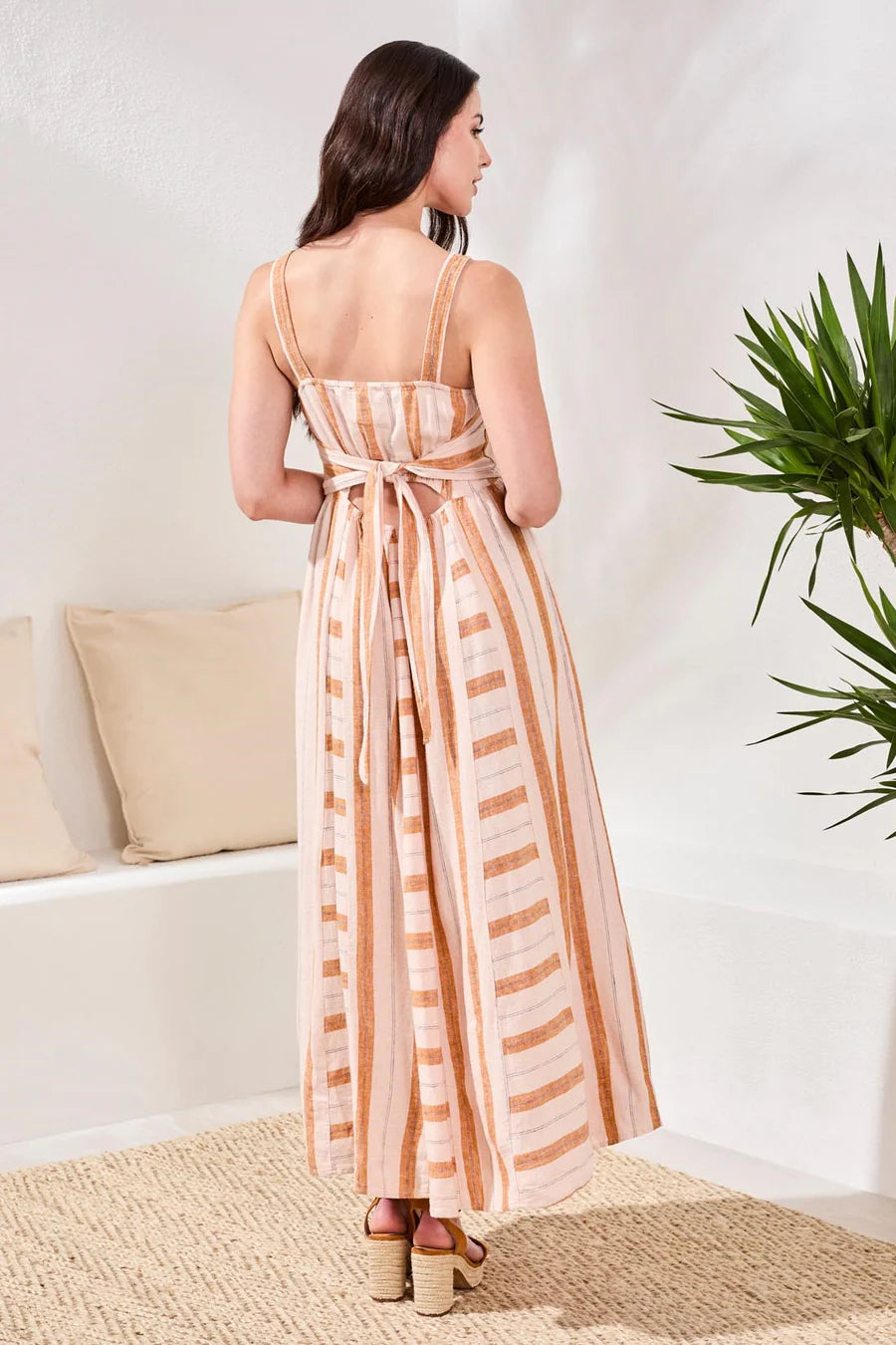 Sahara Linen Maxi Dress